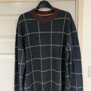Ted Baker Men's Gray Crewneck Sweater - X-Large (EU5) - Gently Used